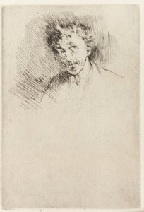 白い錠前のウィスラー 作： James Abbott McNeill Whistler