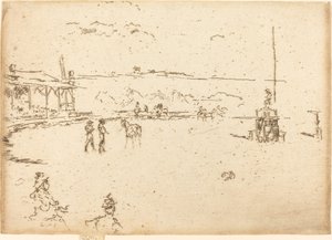 ワイルドウェスト、バッファロービル 作： James Abbott McNeill Whistler