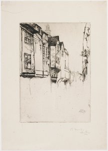グレート・ストリート、ロンドン 作： James Abbott McNeill Whistler