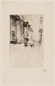 グレート・ストリート、ロンドン 作： James Abbott McNeill Whistler