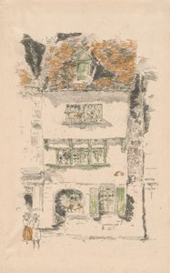 黄色い家、ラニオン 作： James Abbott McNeill Whistler