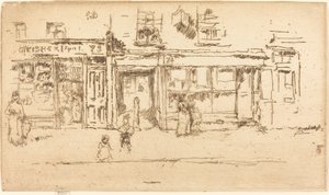 ヨーク通り、ウェストミンスター 作： James Abbott McNeill Whistler