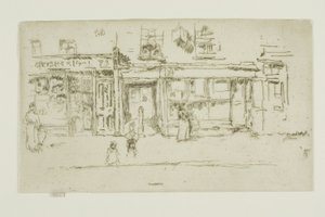 ヨーク通り、ウェストミンスター 作： James Abbott McNeill Whistler