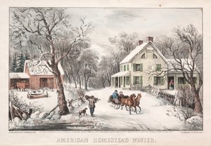 アメリカンホームステッド、冬、1868年。