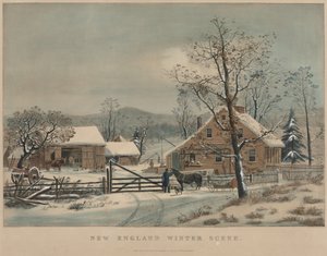 ニューイングランドの冬景色、1861年。