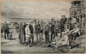 セント・アンドリュース生き残った全英オープン選手権、1905年 作： James Michael Brown