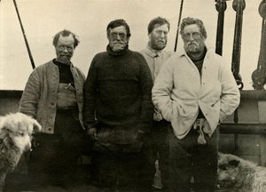 「ニムロド号に乗ったサザン パーティー」、1909 年 作： James Murray