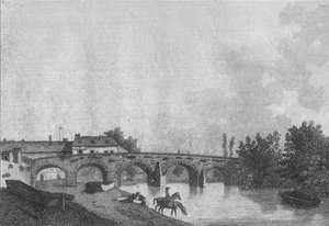 ケント州メードストン橋。 Pl。 1787年2月 作： James Newton