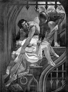 エドワード4世の子供殺人事件 1900年頃（エングレーヴィング） 作： James Northcote