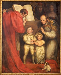 ヨーク公、シュルーズベリーのリチャードとアン・モーブレイ夫人の結婚、1820年 作： James Northcote