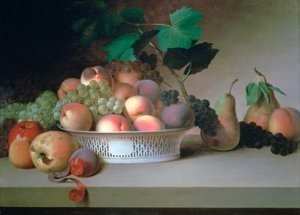 豊かな果実」1820年頃 作： James Peale