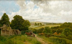 オールドベイシング、ハンプシャーの運河 作： James Peel