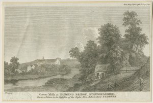 メイフィールド-ハンギングブリッジ：彫刻、nd [c 1796] 作： James Peller Malcolm