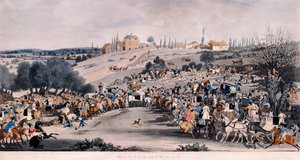 1820年のイースター・マンデー - エセックス州エピング・フォレスト 作： James Pollard