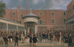 Epsom Races: Dia de Liquidação em Tattersalls 作： James Pollard