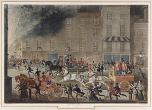 ロンドン消防車、1830年頃 作： James Pollard