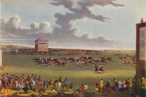 ニューマーケットレース、1909年。 作： James Pollard
