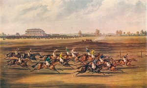 偉大な聖レジェステークスのためのレース、1836。承認-良いスタイルでのオフ、1837。 作： James Pollard
