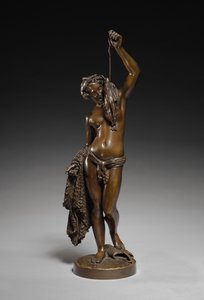 釣りの寓話、c。 1840。 作： James Pradier