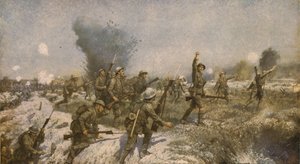 アルスター師団の攻撃、1916年7月1日」、1930年頃。   作： James Prinsep Beadle