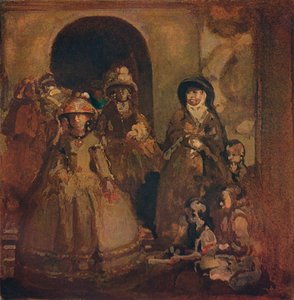La Demimondaine, 1911年 作： James Pryde