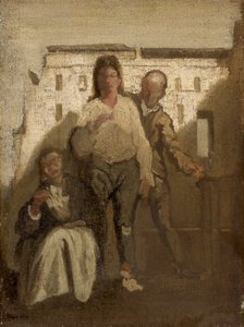 「カルトゥーシュの捕獲」、1905-1910 作： James Pryde