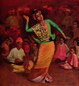 ビルマの踊り子、1913 作： James Raeburn Middleton