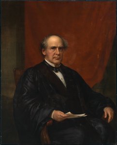 サーモン P. チェイス、c。 1864-1873。 作： James Reid Lambdin