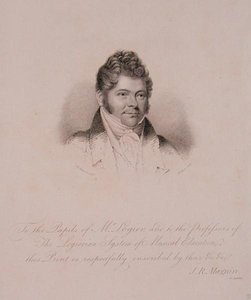 ヨハン・ベルンハルド・ロジエ（1777-1846）の肖像（H.マイヤー（彫刻）による 作： James Robert (after) Maguire