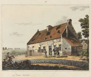 ラベルアライアンス、「ウォータールーの戦いの歴史的記述」、1817年（アクアチント色） 作： James Rouse