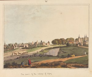 ？リグニーの村の廃墟？、1815 作： James Rouse