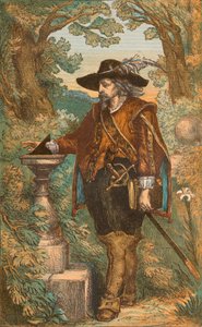 スチュアート時代の紳士、17世紀、c1910 作： James Sangster and Co