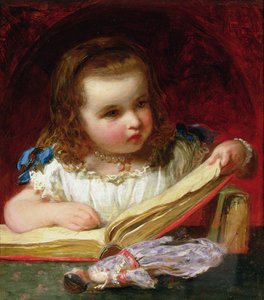 読書する少女 作： James Sant