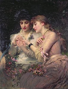 薔薇の中の棘 1887年頃（油彩・キャンバス） 作： James Sant