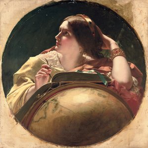 天文学、1840〜1850年頃 作： James Sant