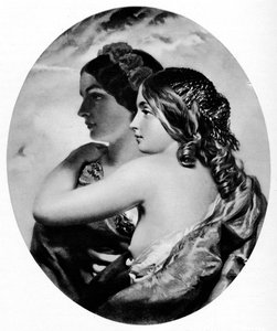 光と陰、c1890、1912 作： James Sant