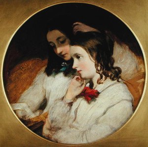 二人の少女の研究 作： James Sant