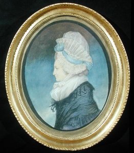Mrs Thrale（パステル、紙） 作： James Sharples