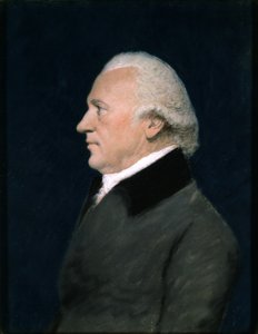 ウィリアム・ハーシェル卿、1805年頃（灰色の紙にパステル） 作： James Sharples