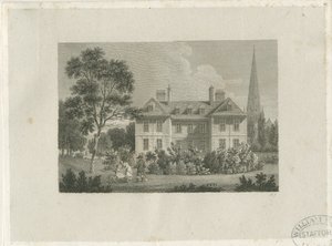 リッチフィールド-近くの司教の宮殿：彫刻、nd [c 1816]（印刷） 作： James Storer