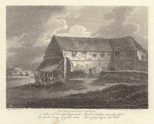 ロバート・ブルームフィールド（詩人）。The Place Farm, near Thetford (carving) 作： James Storer
