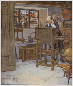 Izaak Walton による The Compleat Angler のイラスト 作： James Thorpe