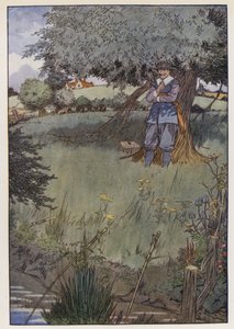 Izaak Walton による The Compleat Angler のイラスト 作： James Thorpe