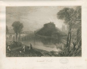 タムワース城：鋼の彫刻、nd [c 1832] 作： James Tibbitts Willmore