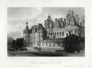 「シャンボール城、ロワール エ シェール」、フランス、1875 年 作： James Tingle