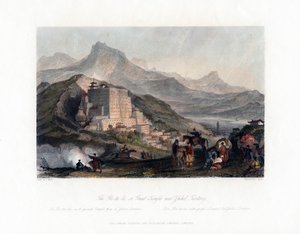 タルタル州ジェホール近郊のプー・ター・ラー（大寺院）」、中国、1840年頃。 作： James Tingle