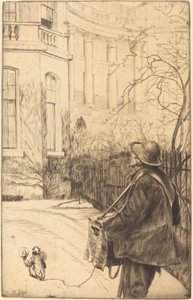 オルガン グラインダー、1878 年。 作： James Tissot
