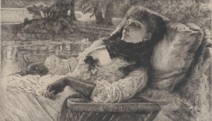 夏の夜、1881 年。 作： James Tissot