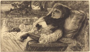 夏の夜の夜会、1882年。 作： James Tissot