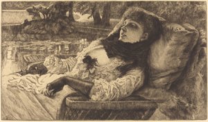 夏の夜の夜会、1882年。 作： James Tissot